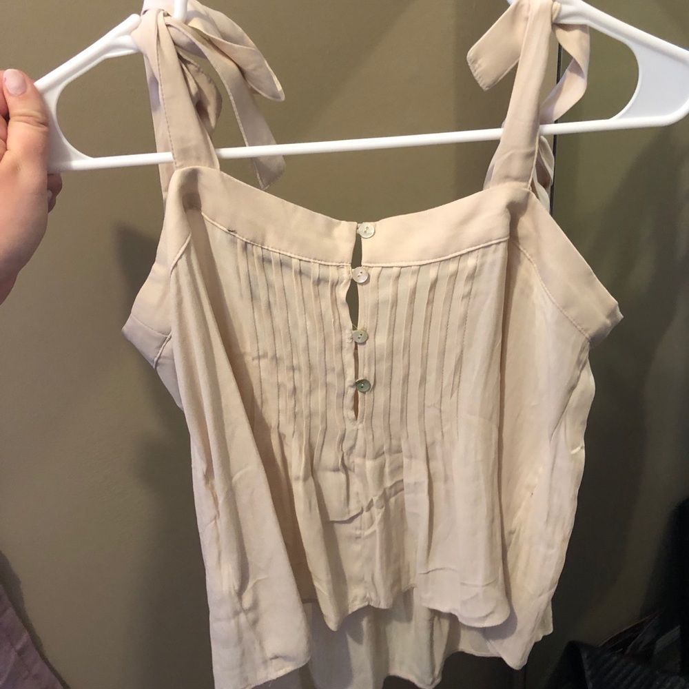 Cream tank top